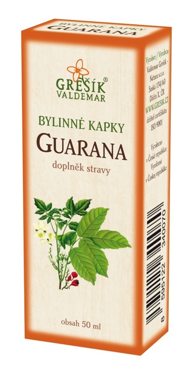 Guarana Bylinné Kapky Grešík 50 Ml Naturway 5448