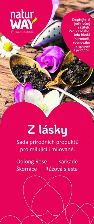 Z lásky - dárková sada čajů + wellness koupel 